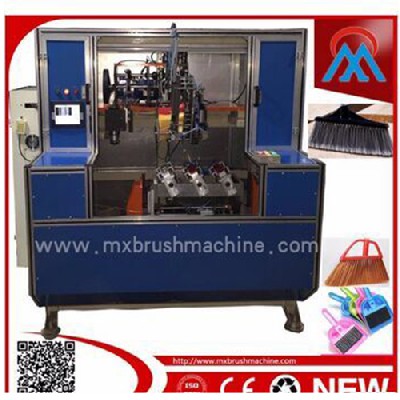 Fully automatic high-speed five-axis, Two-drill and one-plant broom machine
