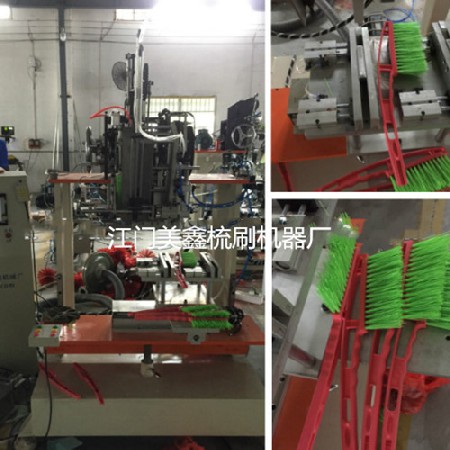 Two-axle brush drilling wool planter